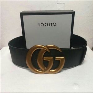 Gucci Gold Double G Buckle Hip Belt